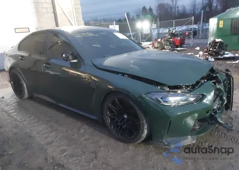 2022 BMW M3 Competition xDrive из США, поврежденный, VIN WBS43AY00NFN20909